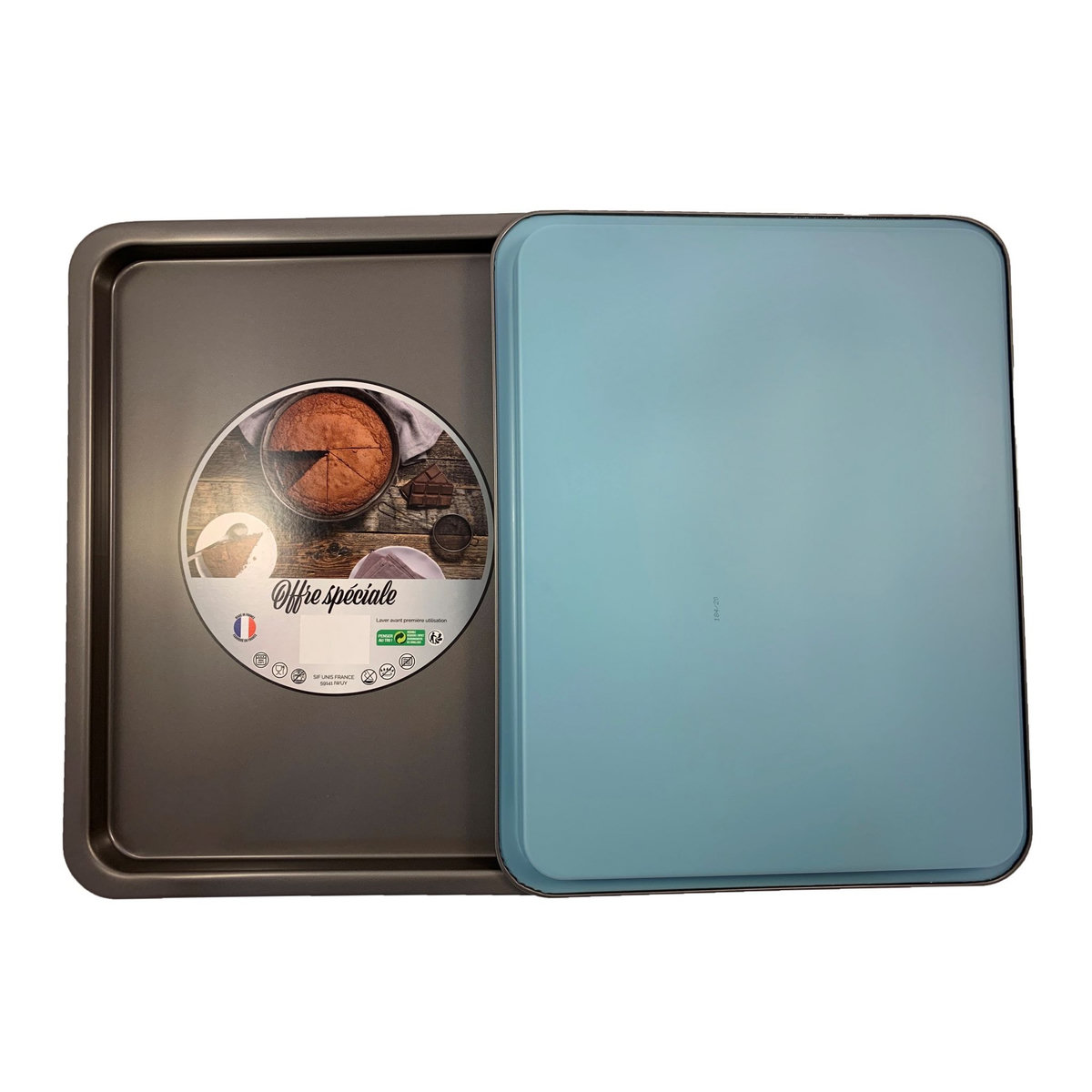 Plaque à pâtisserie 38x30 cm BLEU