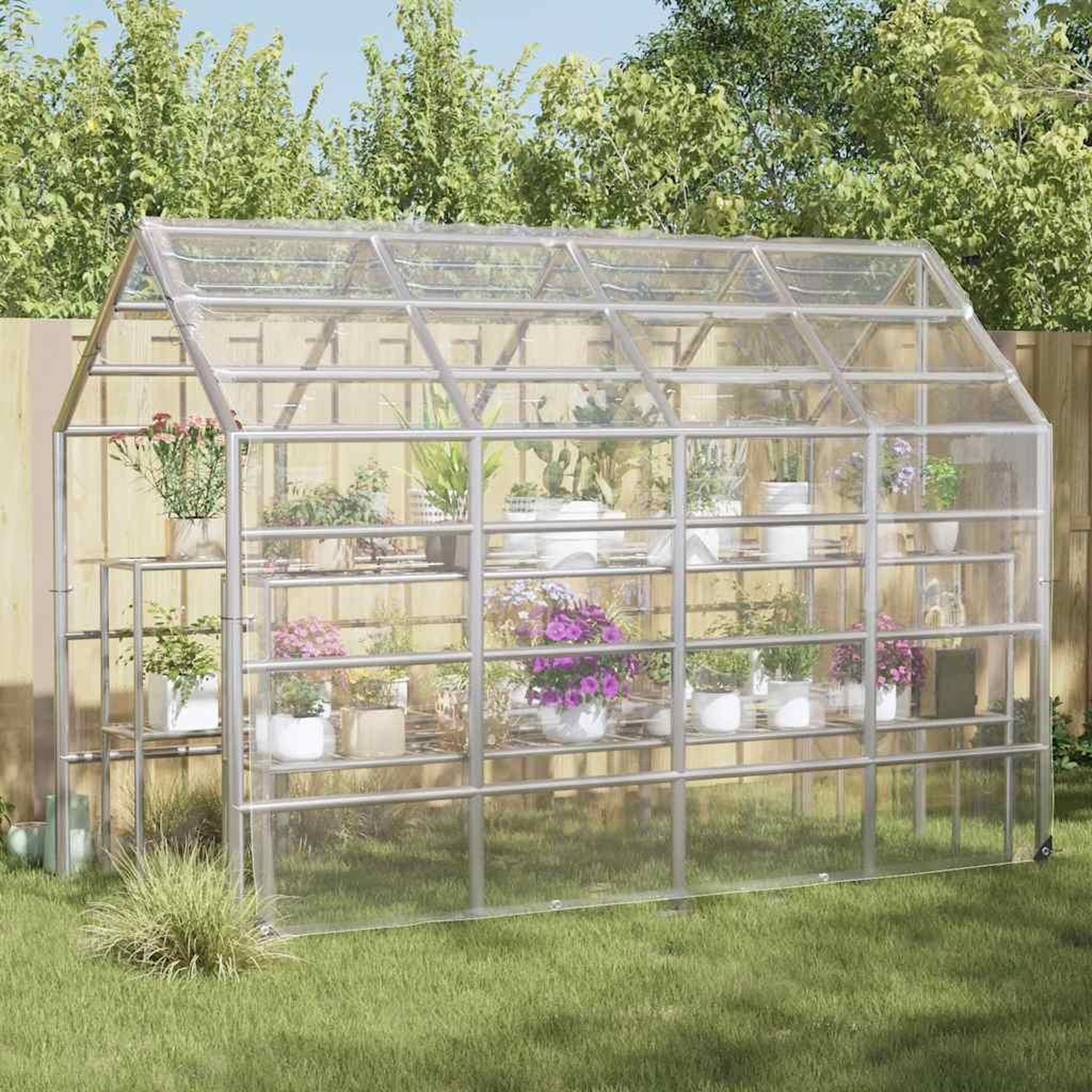 Voir la diapositive 2 : VIDAXL Couverture vegetale avec œillets 3x5 m PVC