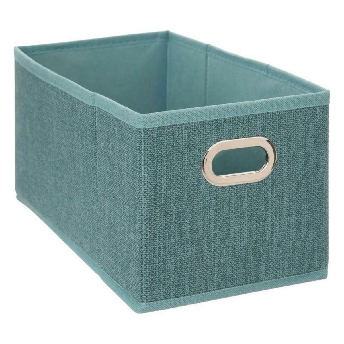  Boîte de Rangement Pliable  Nell  15x31cm Pétrole Chiné