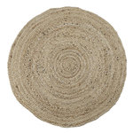 The Home Deco Factory Tapis rond en jute 80 cm