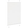 Voir la diapositive 4 : VIDAXL Store plisse blanc 95x100 cm largeur du tissu 94,4 cm polyester