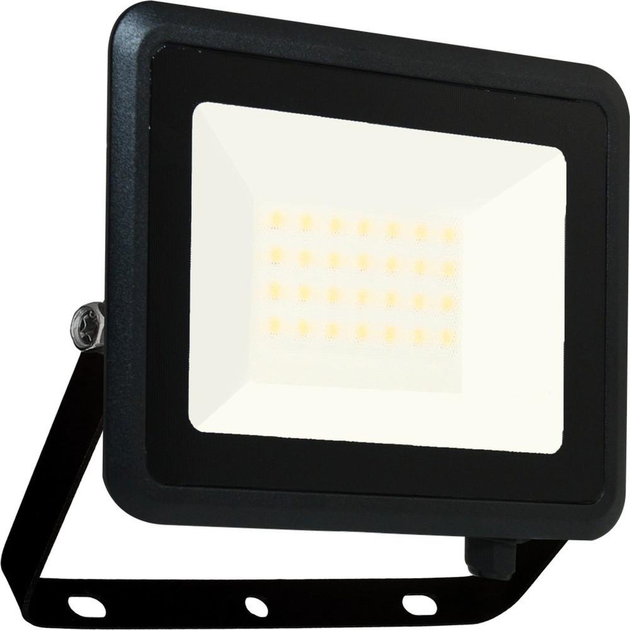 CENTRALE BRICO Projecteur mural kreon 2 - ip65, 20w, 4000k, 2000lm, noir