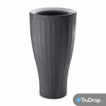 CENTRALE BRICO Pot rond gris Cup de 41 cm de haut avec TruDrop One