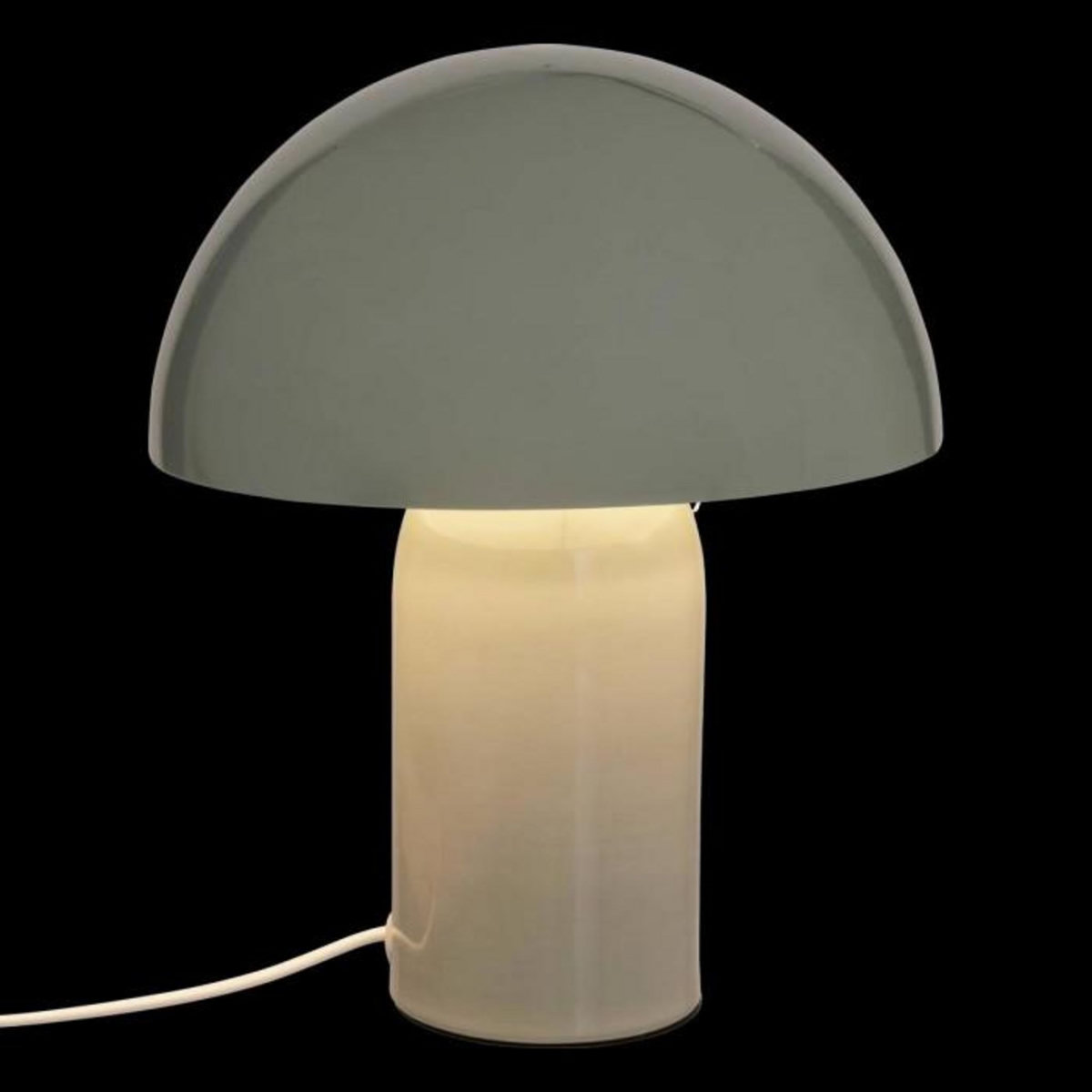 ATMOSPHERA Lampe à Poser Champignon  Lito  24cm Vert Céladon