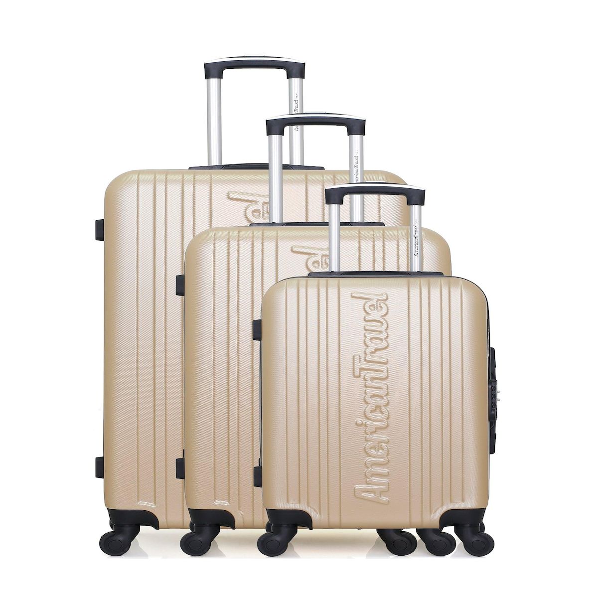 AMERICAN TRAVEL AMERICAN TRAVEL - Set de 3 Valises SPRINGFIELD 75 cm 4 Roues