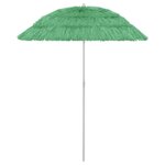 VIDAXL Parasol de plage Hawaii vert 180 cm