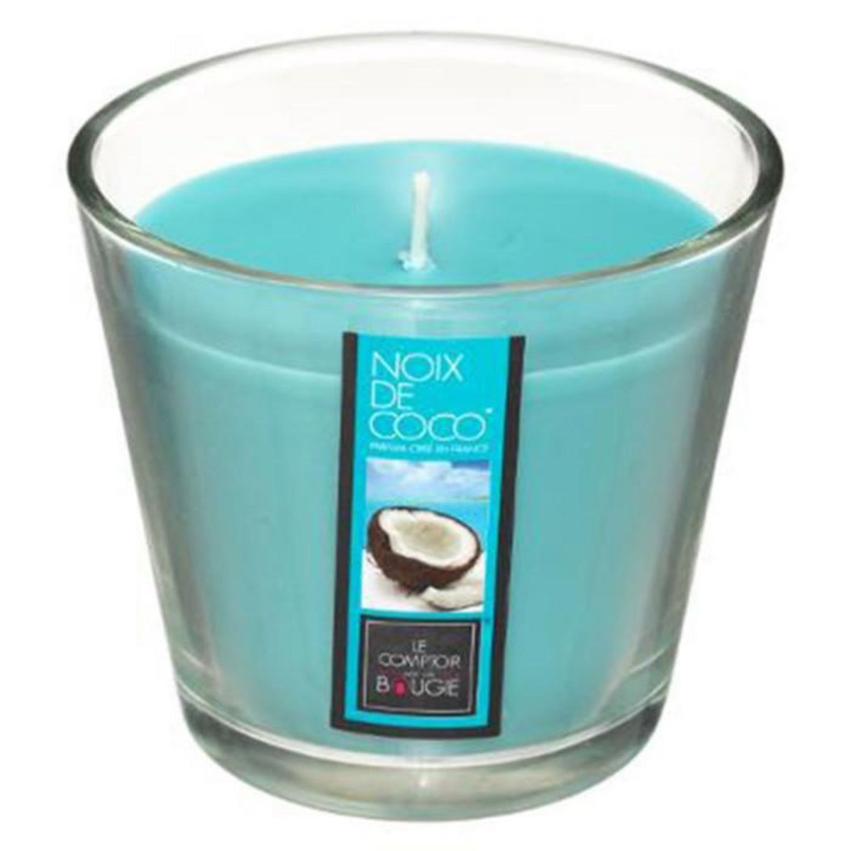 COMPTOIR DE LA BOUGIE Bougie Parfumée en Verre  Nina  190g Noix de Coco