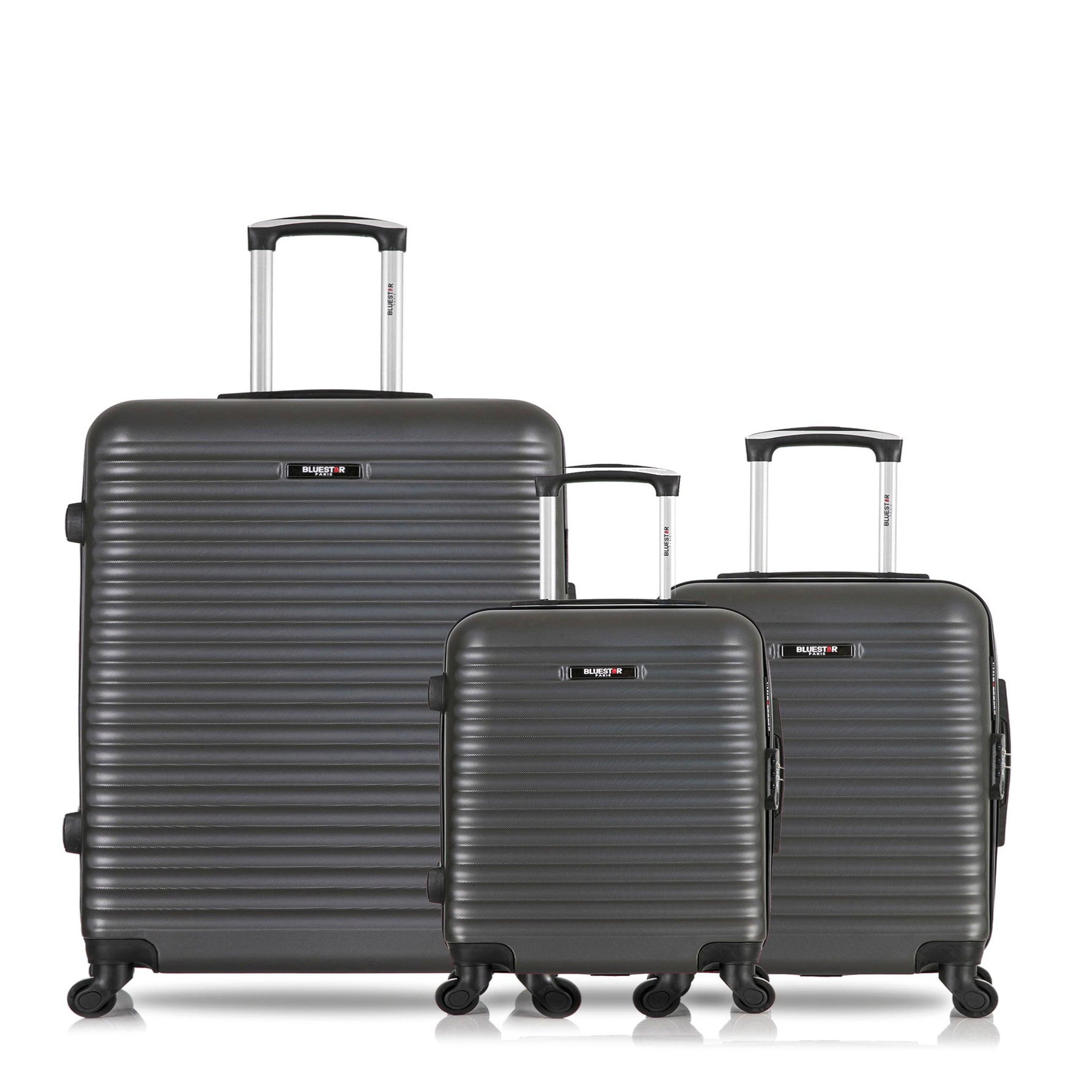 BLUESTAR Bluestar - lot de 3 - valises grand format, cabine et cabine xxs brazilia