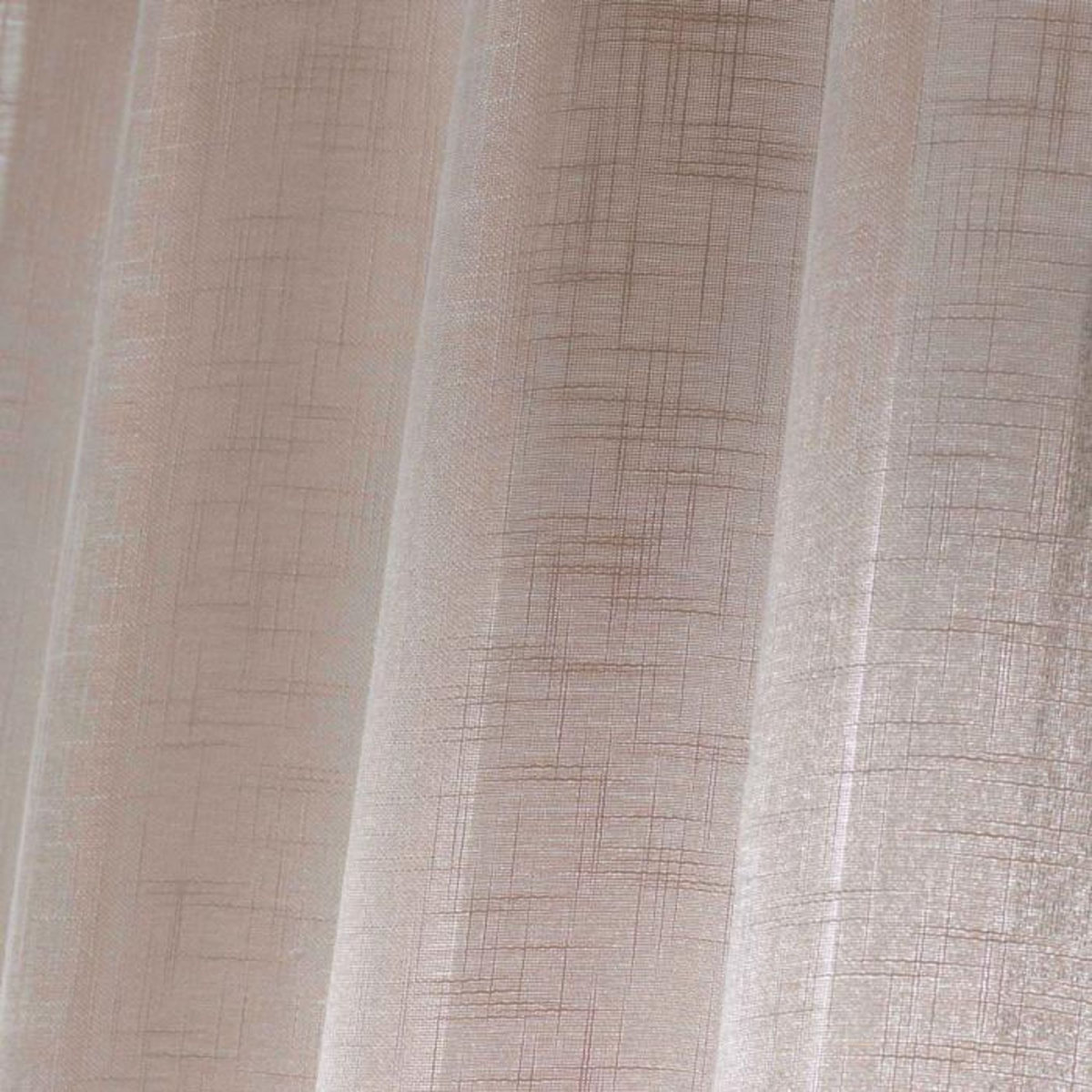 Paris Prix Paire de Voilages  Haltona  60x120cm Noisette