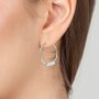 Voir la diapositive 2 : SC CRYSTAL Boucles d'oreilles SC Crystal ornées de Cristaux scintillants