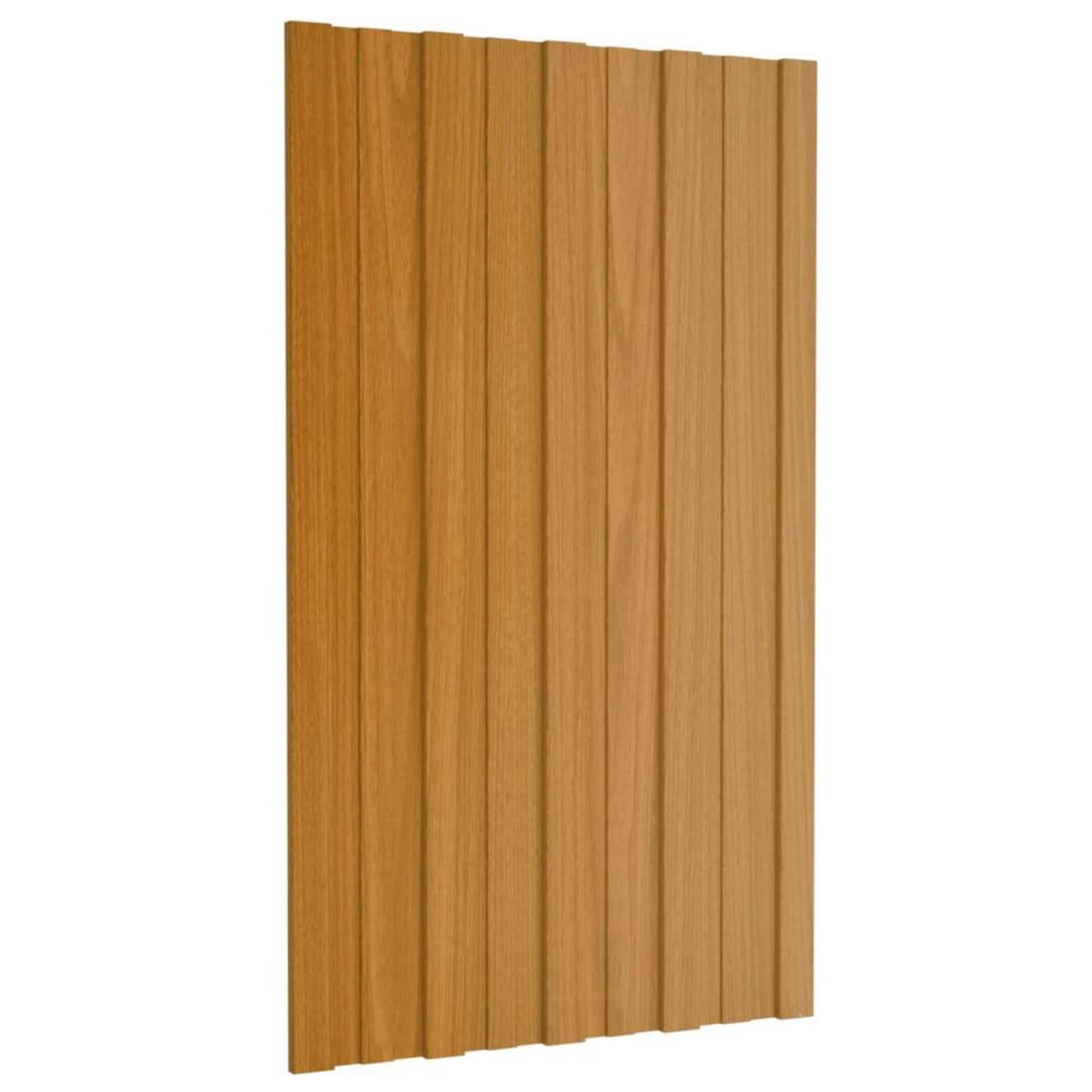 VIDAXL Panneaux de toiture 36 pcs acier galvanise naturel 80x45 cm