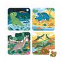 Voir la diapositive 2 : Juratoys-Janod 4 Puzzle Dinosaures evolutifs - Version made in France