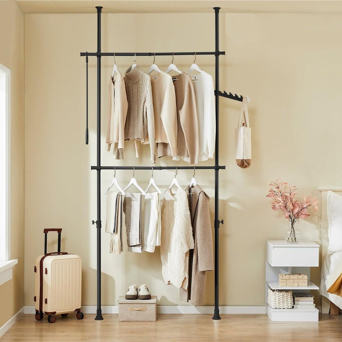 SOBUY SoBuy - Portemanteau Sur Pied réglable - Industriel - FRG109-II