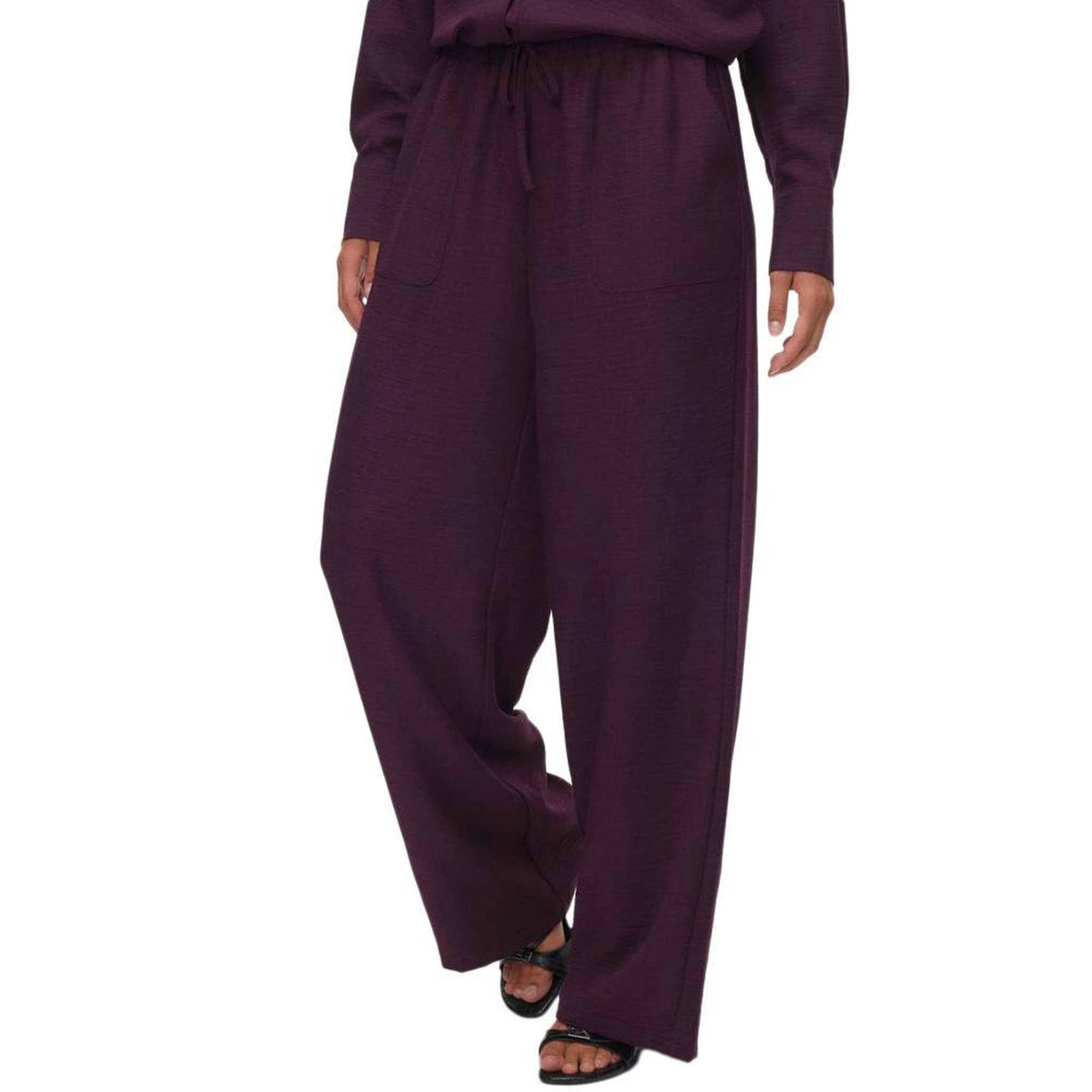Vero Moda Pantalon fluide  Femme Vero Moda Melaney. Coloris disponibles : Violet