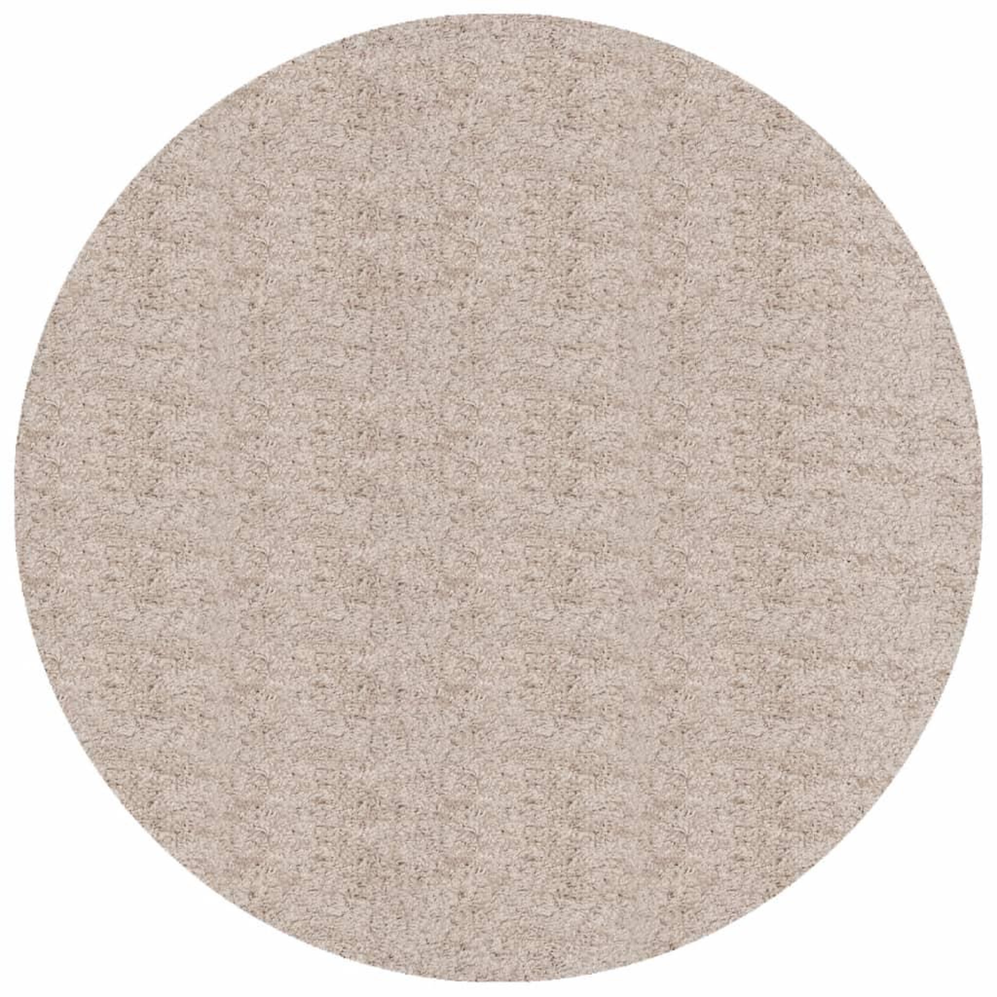 Voir la diapositive 2 : VIDAXL Tapis shaggy PAMPLONA poils longs moderne beige Ø 100 cm