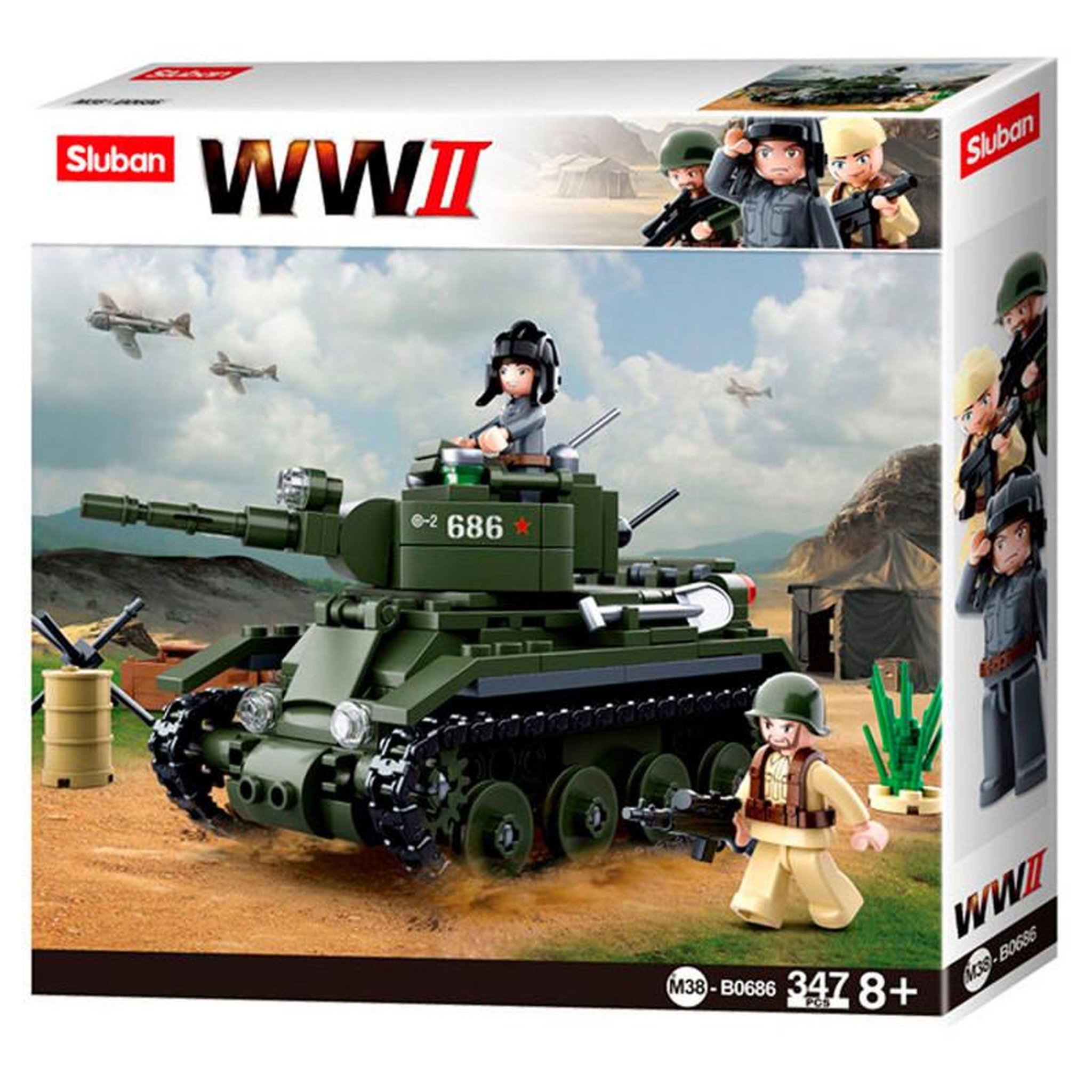 Sluban Sluban WWII - BT-7 Allied Cavalry Tank