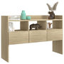 Voir la diapositive 4 : VIDAXL Buffet Chene sonoma 105x30x70 cm Bois d'ingenierie