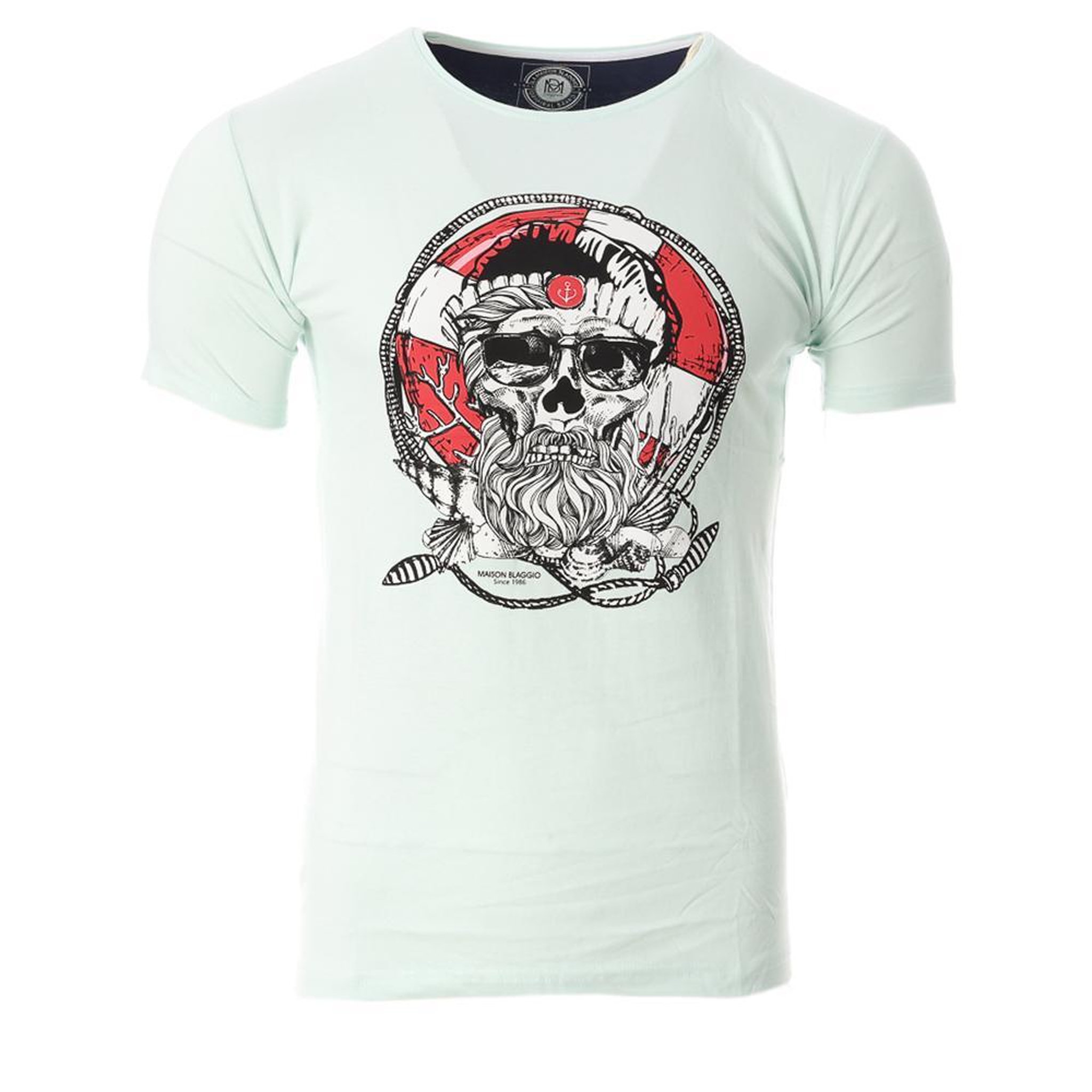 LA MAISON BLAGGIO T shirt  Homme La Maison Blaggio MORO. Coloris disponibles : Bleu