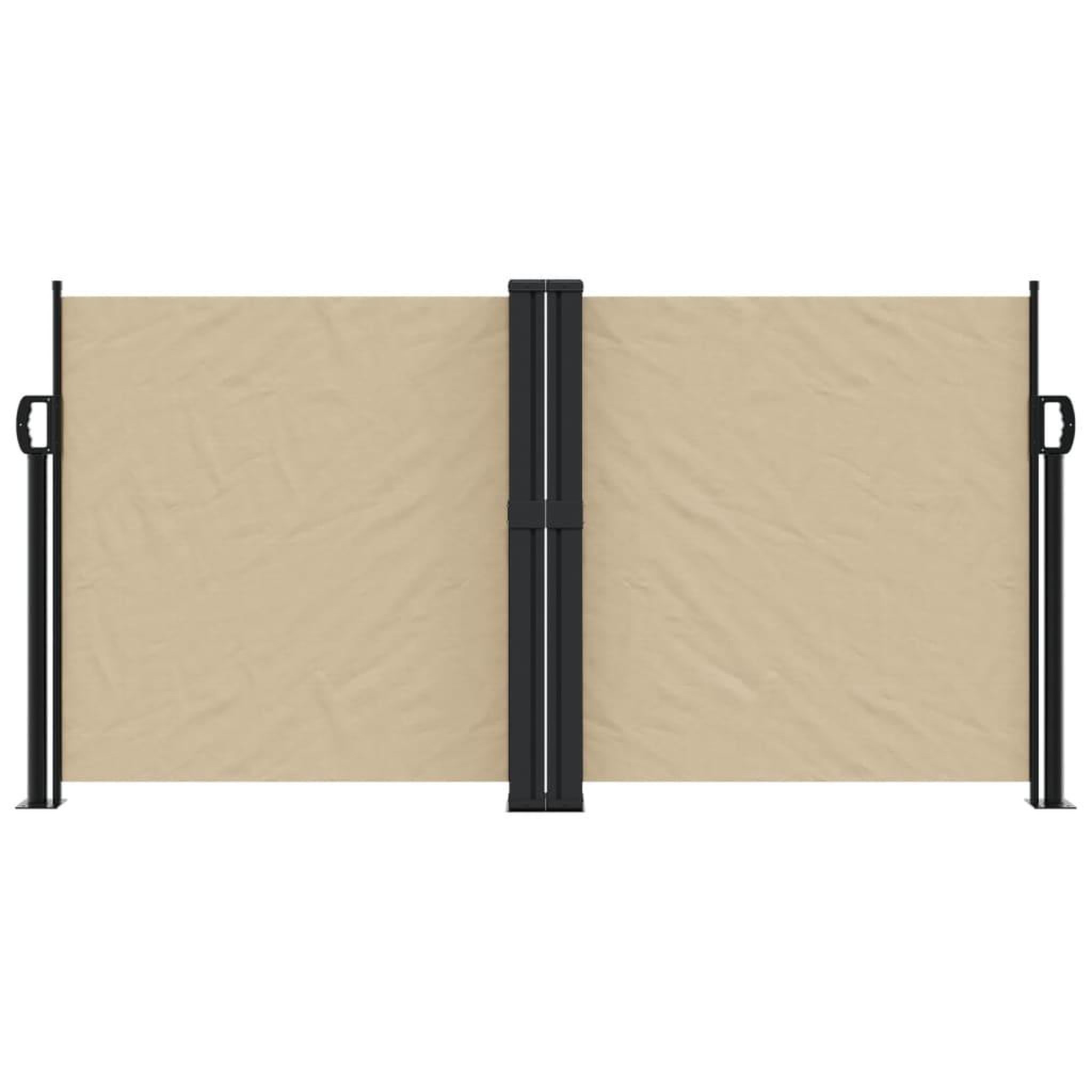 Voir la diapositive 3 : VIDAXL Auvent lateral retractable beige 120x600 cm