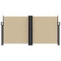 Voir la diapositive 3 : VIDAXL Auvent lateral retractable beige 120x600 cm