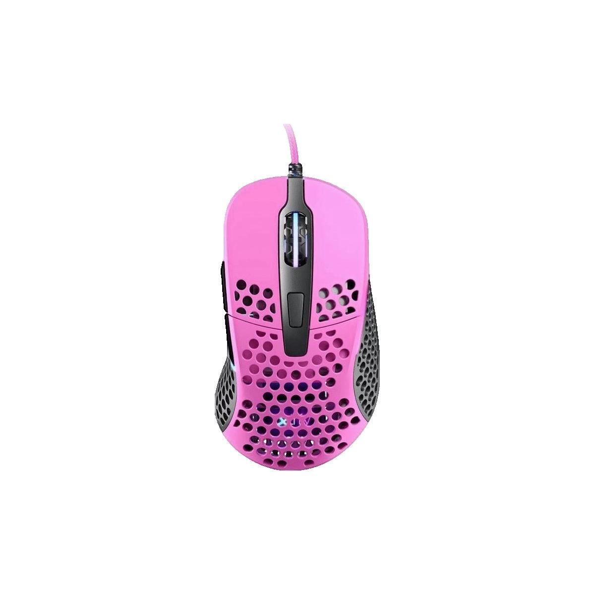 Xtrfy Souris gamer Xtrfy M4 RGB rose