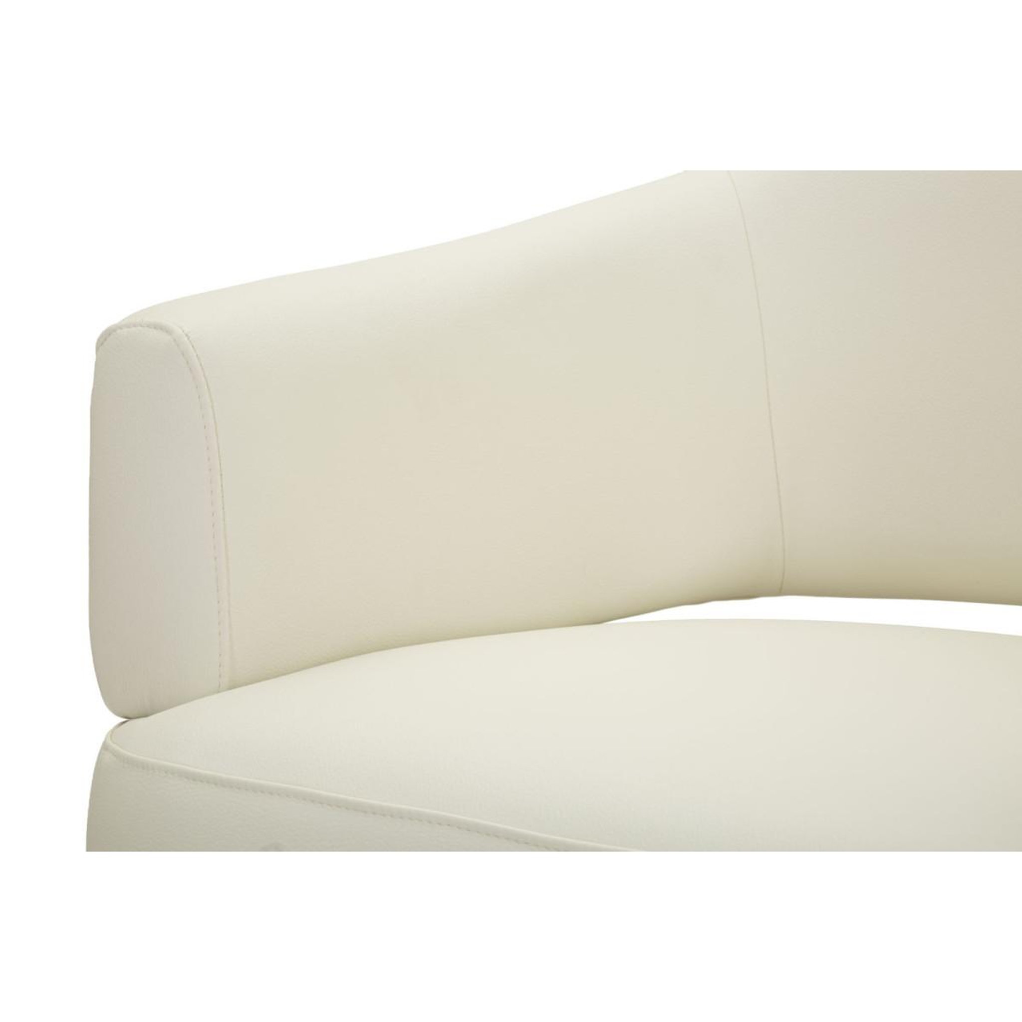 Voir la diapositive 6 : Paris Prix Fauteuil design  minsk plus  84cm blanc & or