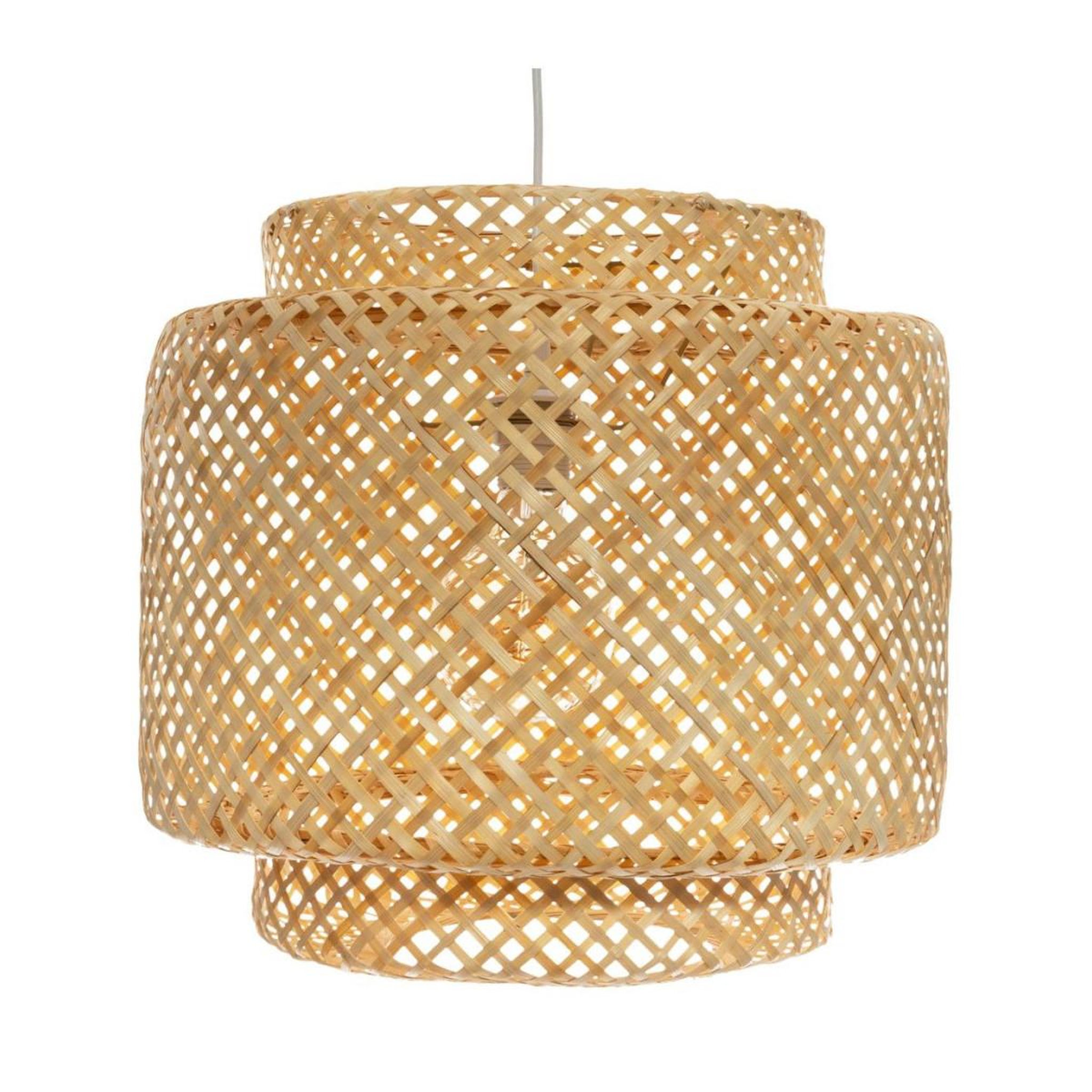 ATMOSPHERA Lampe suspension bambou  liby  40cm naturel