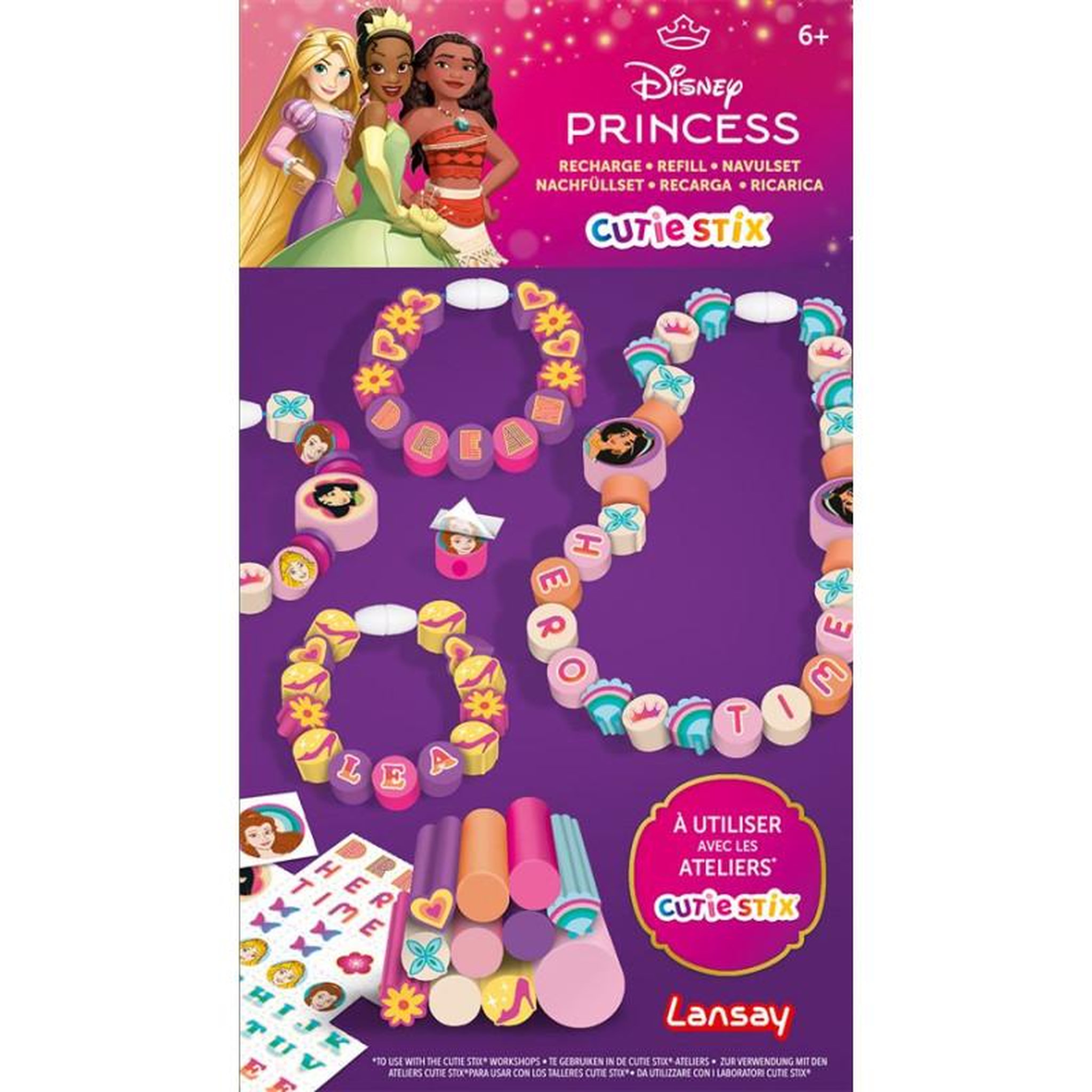 LANSAY Jeu créatif Lansay Disney Princess Cutie Six Recharge