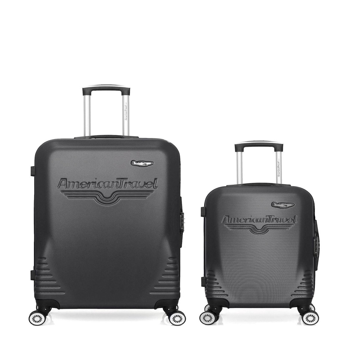 AMERICAN TRAVEL AMERICAN TRAVEL - LOT DE 2 - Valise Grand Format et Valise Cabine DC