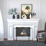 Voir la diapositive 4 : HOMCOM Pare-feu cheminée poêle - pare-étincelles 3 volets pliables - dim. 128L x 2l x 76H cm - métal noir