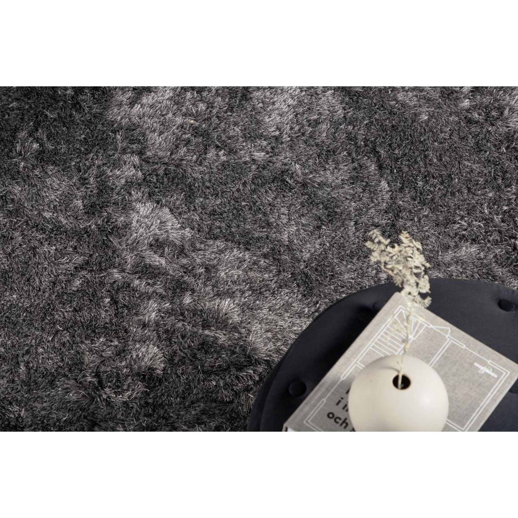 Voir la diapositive 4 : Paris Prix Tapis déco shaggy  shiva  171x242cm gris