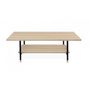 Voir la diapositive 2 : Paris Prix Table Basse Design en Bois  Jugend  120cm Naturel