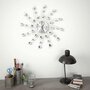 Voir la diapositive 2 : VIDAXL Horloge murale avec mouvement a quartz Design moderne 50 cm
