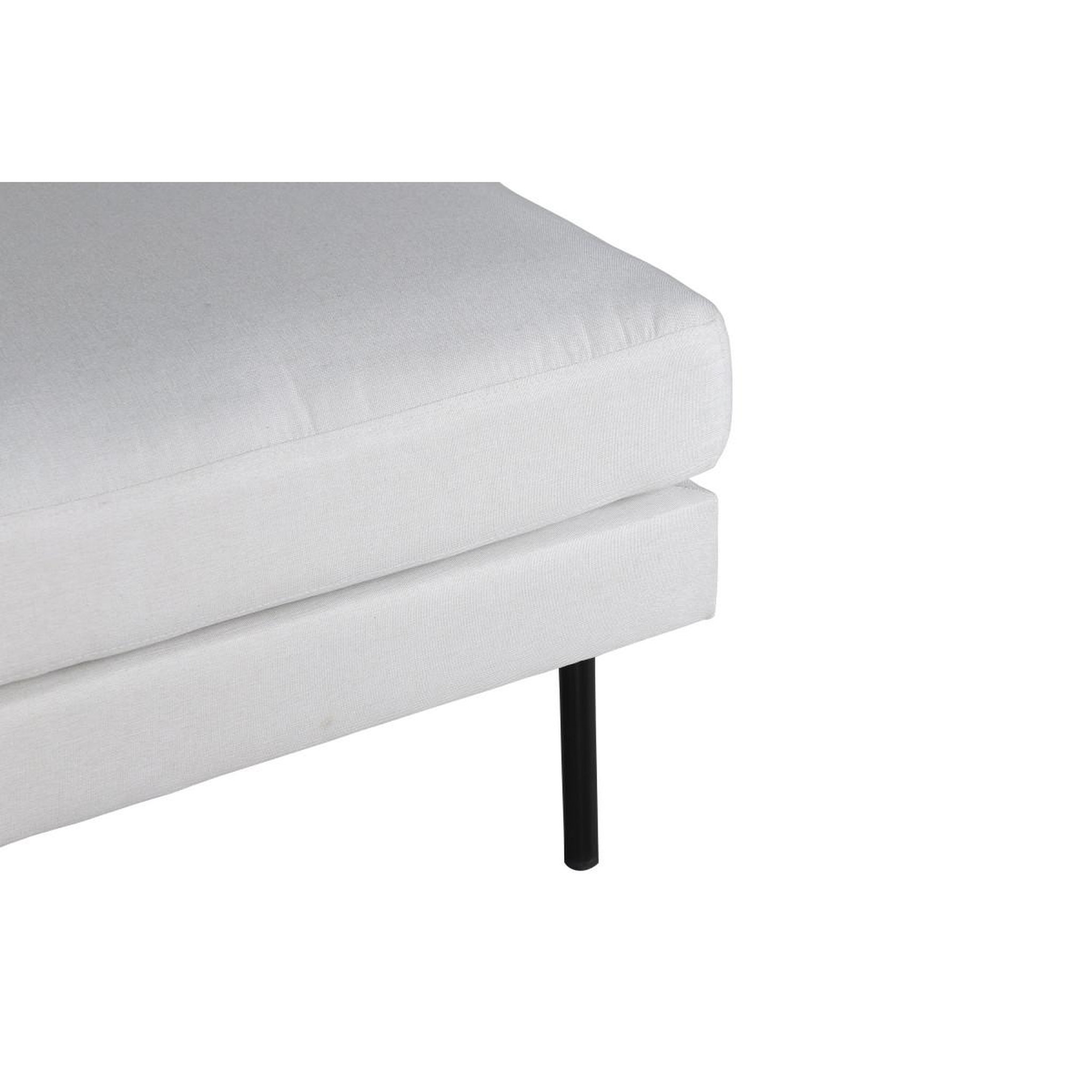 Voir la diapositive 4 : Paris Prix Pouf design en tissu  zoom  85cm beige clair