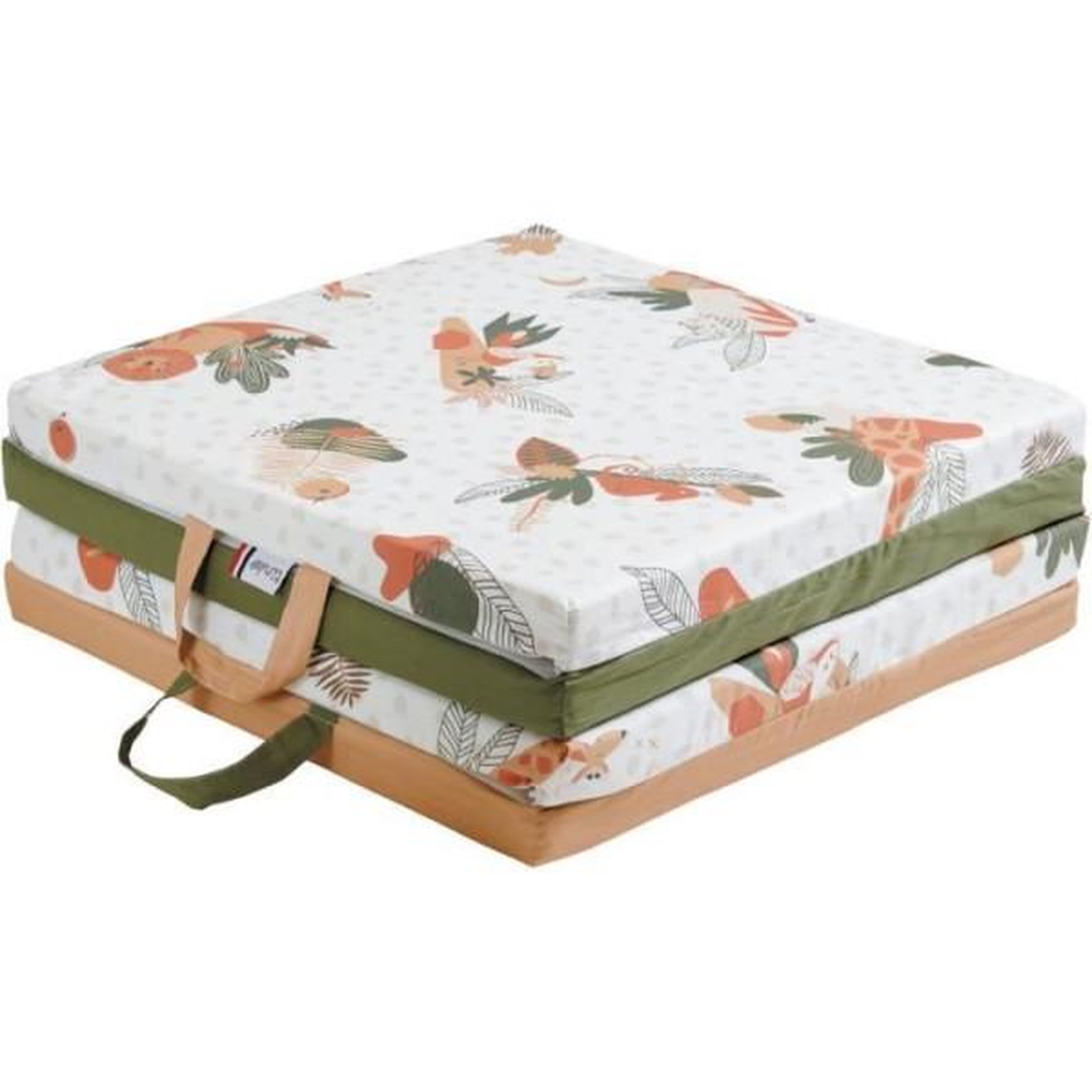 Voir la diapositive 2 : TINEO Tapis d'éveil Malin TINEO AMAZONIE 3en1 - Tapis évolutif multifonction - 120x120 cm