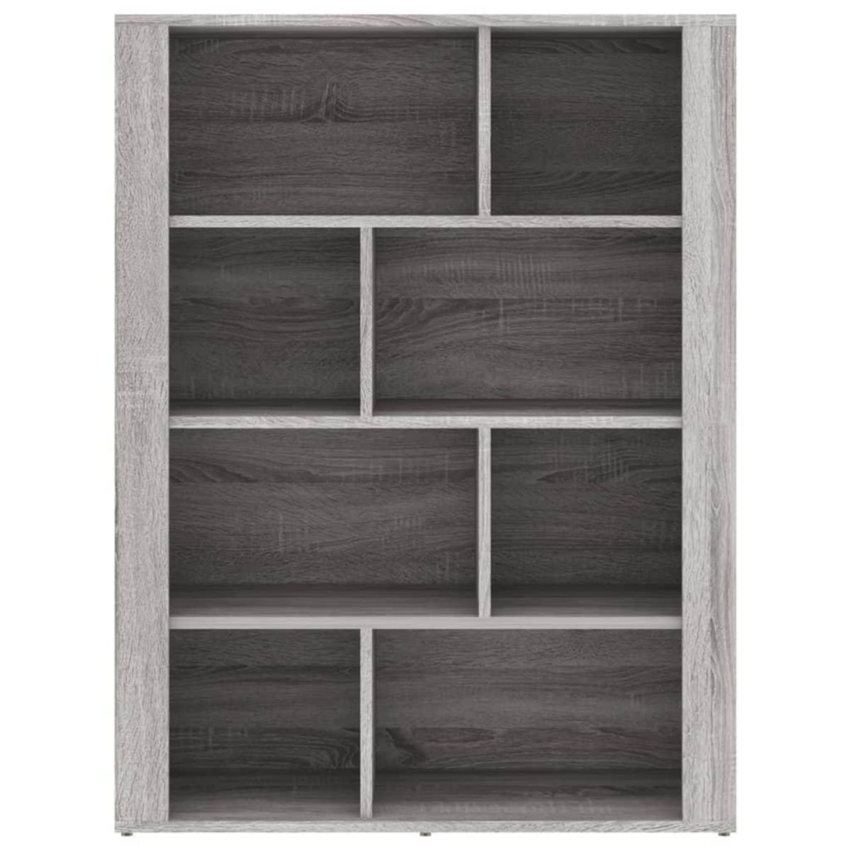 VIDAXL Buffet Sonoma gris 80x30x106 cm Bois d'ingenierie