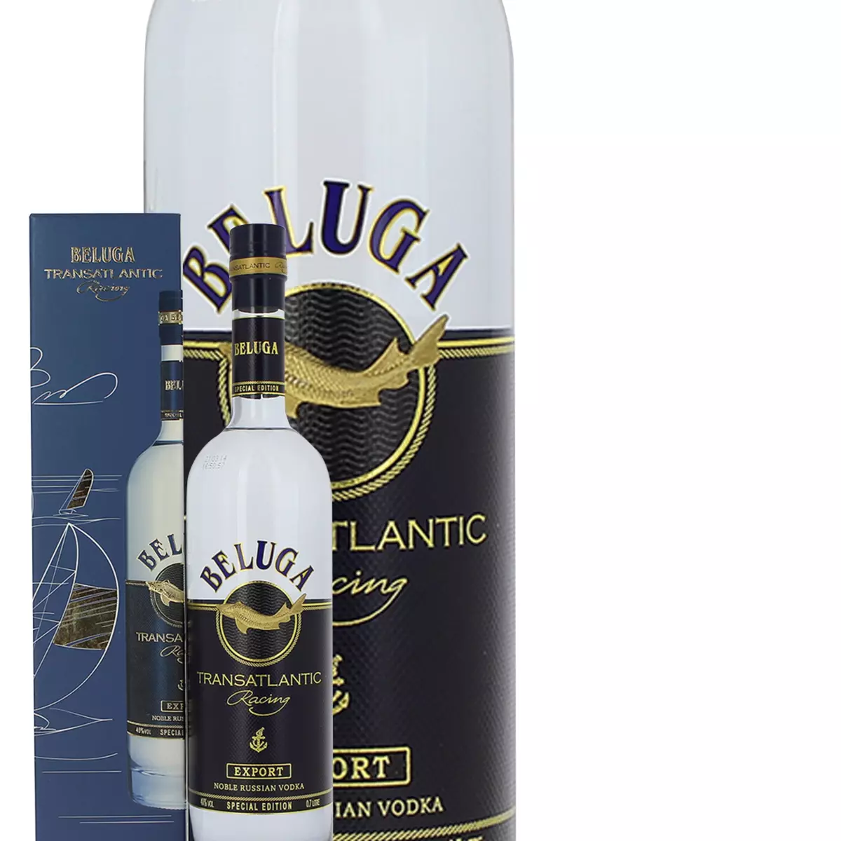 Beluga Beluga Transatlantic Vodka 40° 70cl avec étui 