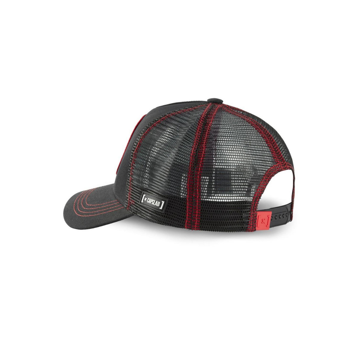 CAPSLAB Casquette Capslab Naruto Noir Bordure Rouge