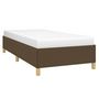 Voir la diapositive 3 : VIDAXL Cadre de lit sans matelas marron fonce 80x200 cm tissu