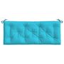 Voir la diapositive 4 : VIDAXL Coussin de banc de jardin turquoise 120x50x7 cm tissu