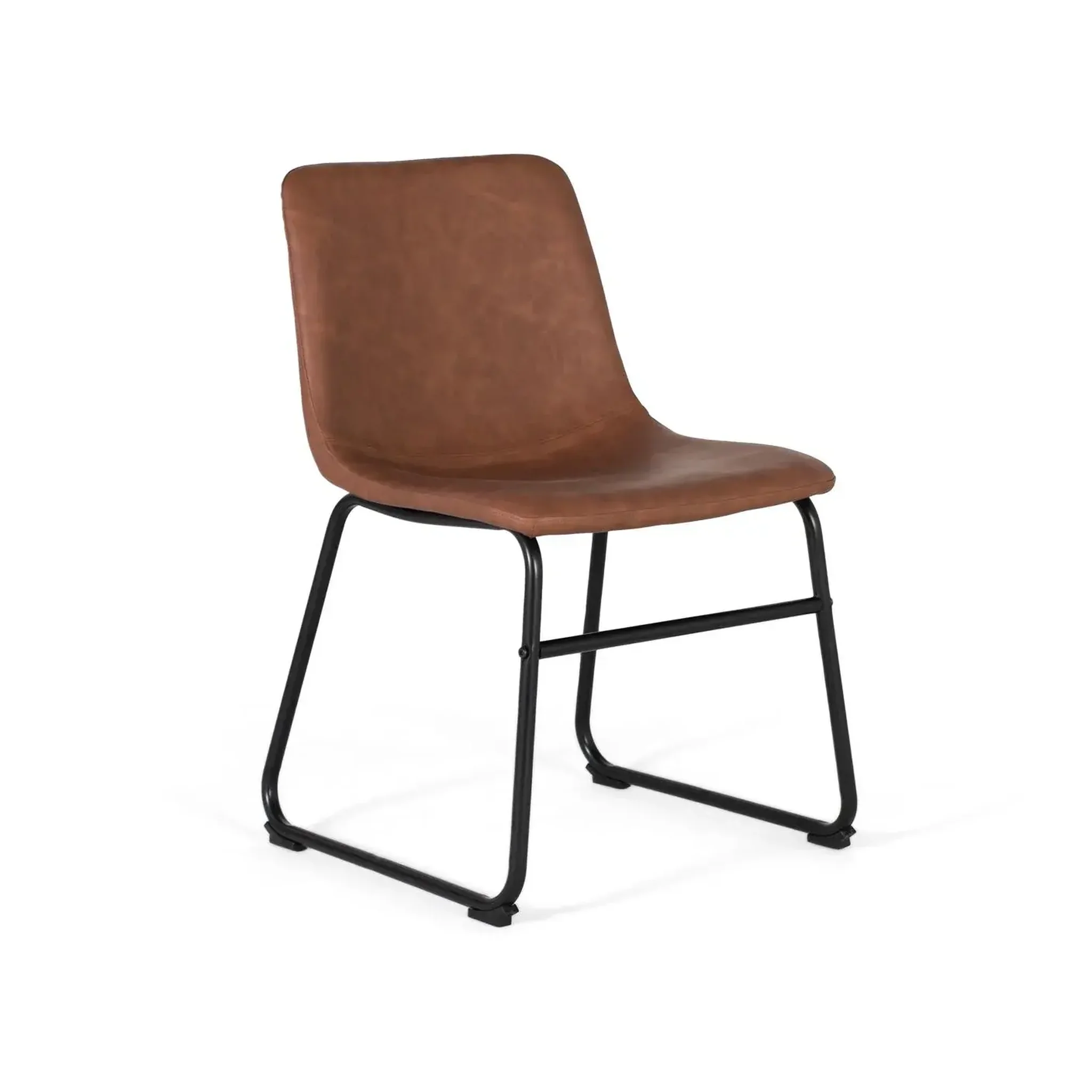 GINER Y COLOMER SL Lot de 4 chaises de revêtement pu 58 cm style contemporain