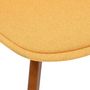 Voir la diapositive 3 :  Lot de 4 Chaises Vintage  Baya  79cm Ocre