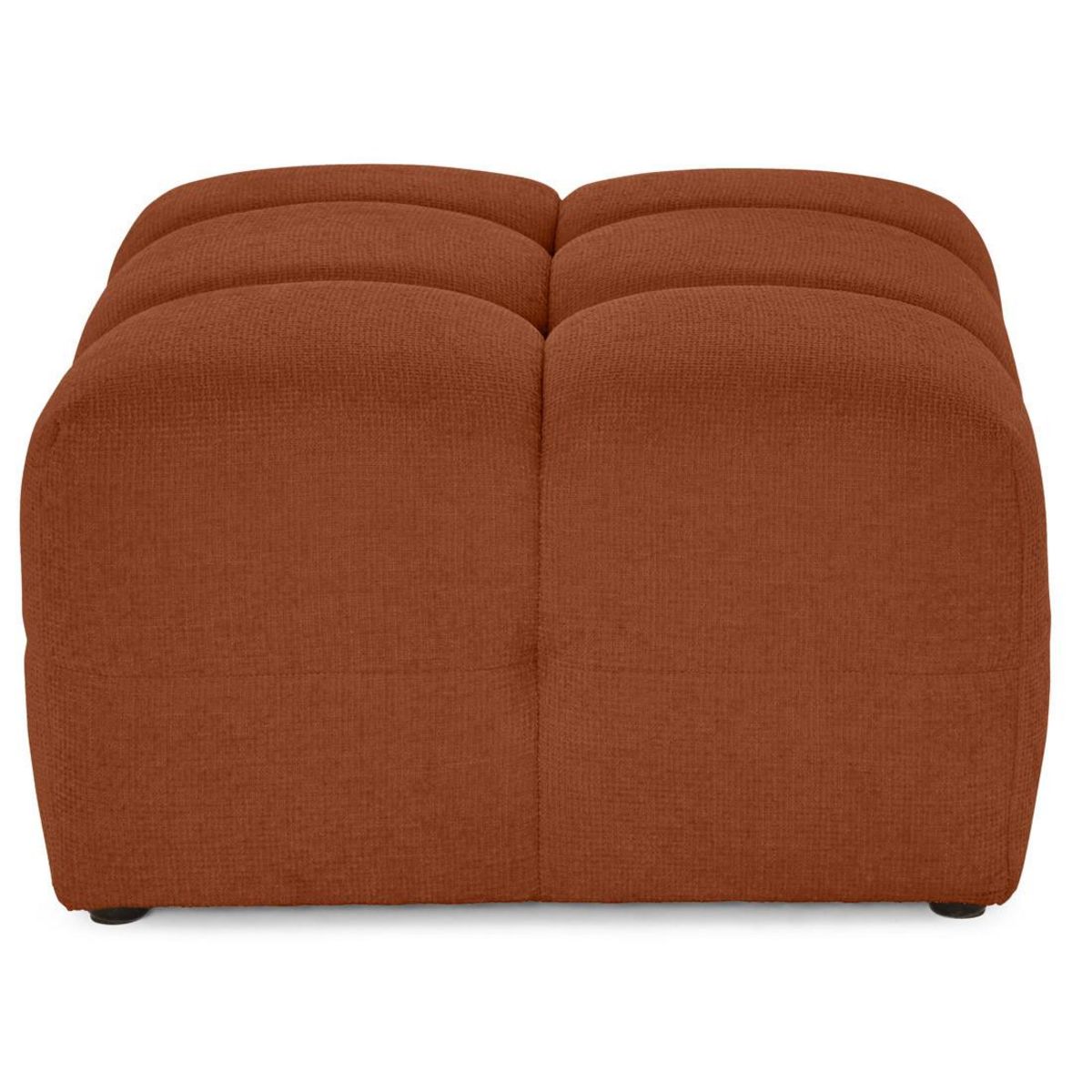 LISA DESIGN Suzano - pouf en tissu texturé