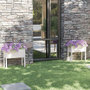 Voir la diapositive 1 : VIDAXL Jardinieres 2 pcs Blanc 70x31x70 cm Bois de pin massif
