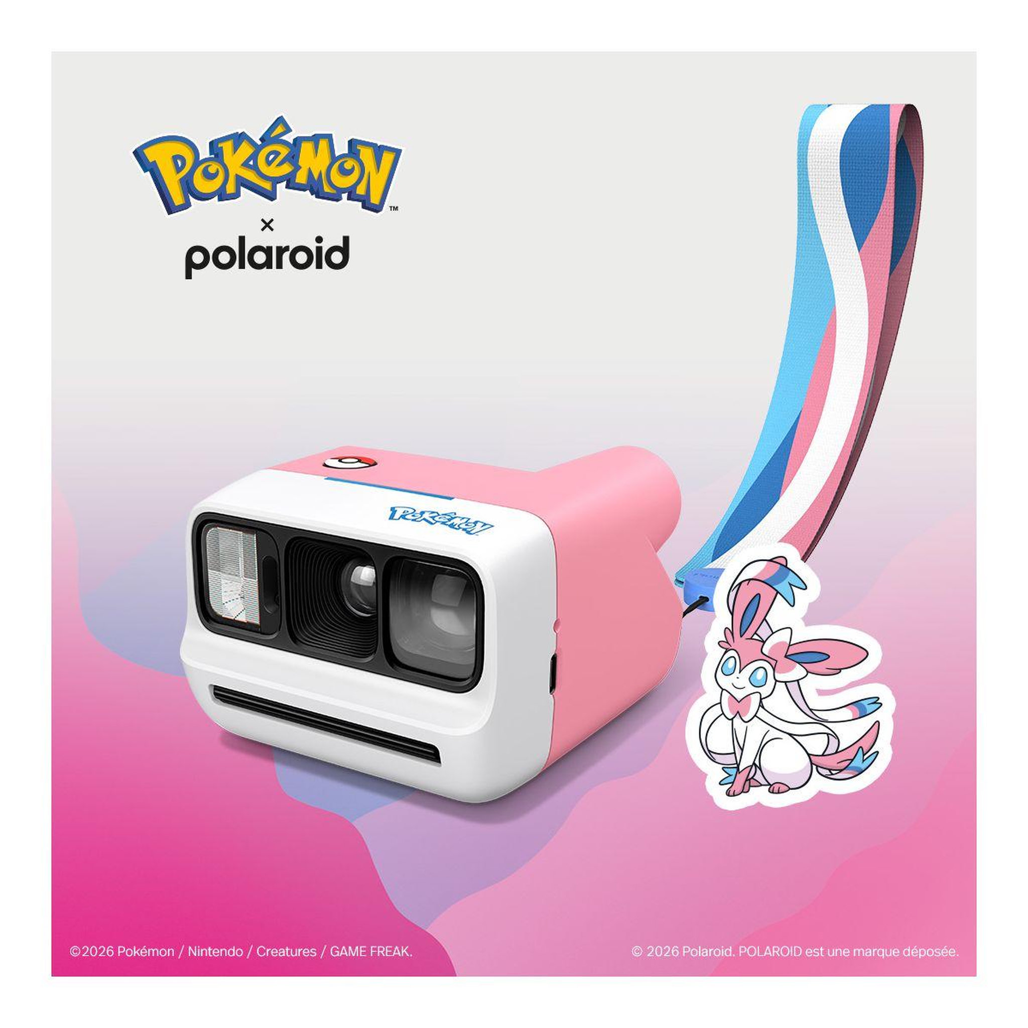 Voir la diapositive 2 : POLAROID Appareil photo Instantané Go Gen 3 Pokemon Sylveon Edition