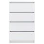 Voir la diapositive 4 : VIDAXL Buffet Blanc brillant 60x35x98,5 cm Bois d'ingenierie