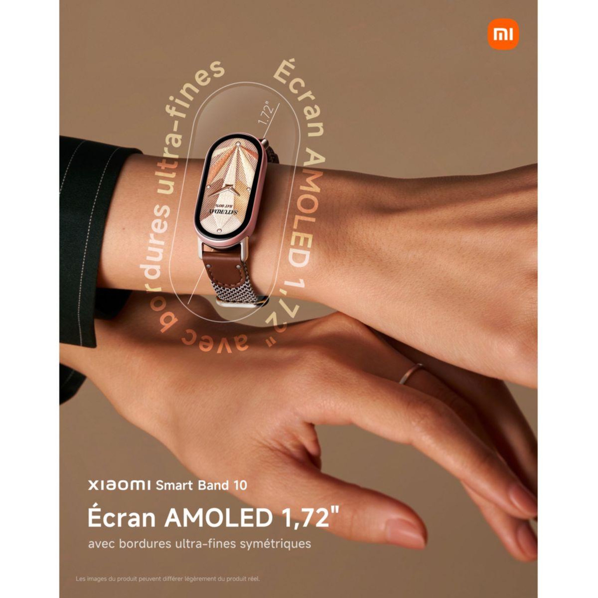 Voir la diapositive 4 : XIAOMI Montre santé Smart Band 10 Gris
