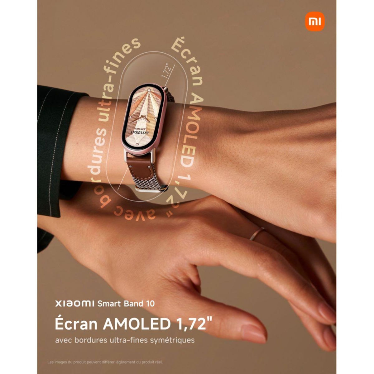 XIAOMI Montre santé Smart Band 10 Gris