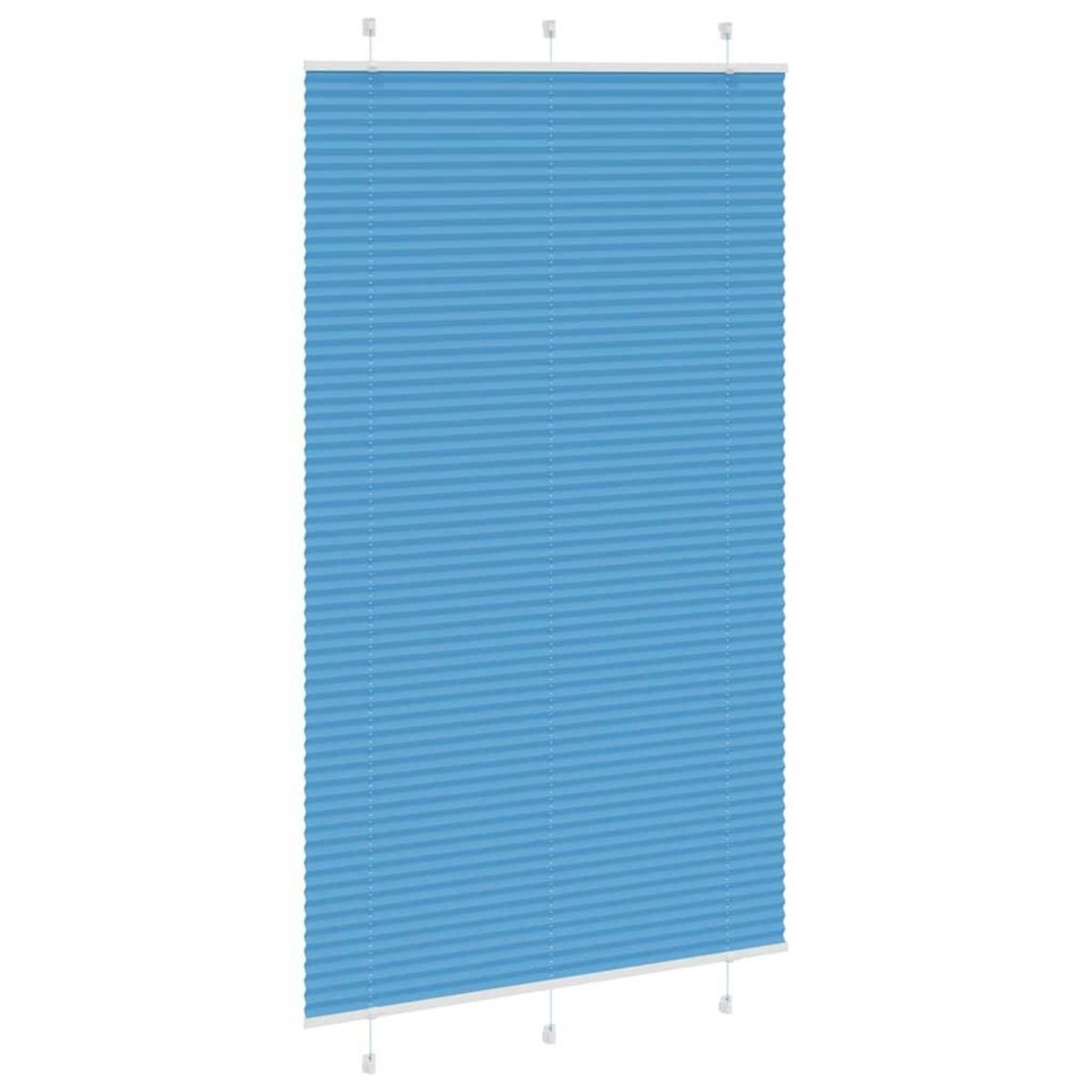 VIDAXL Store plisse bleu 120x200 cm largeur du tissu 119,4cm polyester
