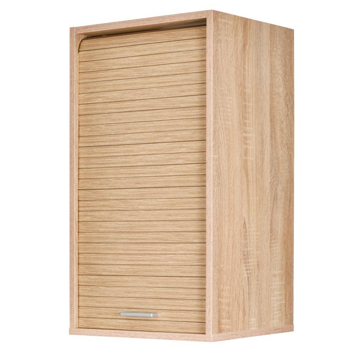 Rangement de cuisine à rideau coloris chêne L40 cm - COOKING